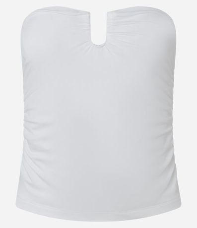 Blusa en Jesery con Fruncidos y Adorno en el Busto 5