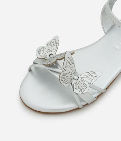 Sandalia Infantil Plana con Mariposas - Talle 25 al 33 6