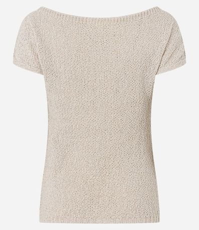 Blusa Texturizada en Punto con Escote Asimétrico 9