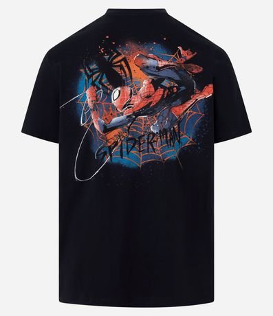 Remera Comfort T-Shirt en Media Malla con Estampa  Spider Man 6