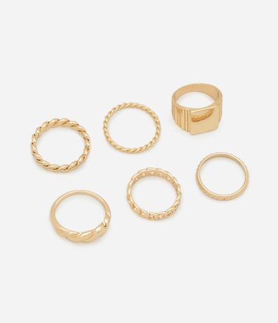 Kit 06 Anillos Delicados