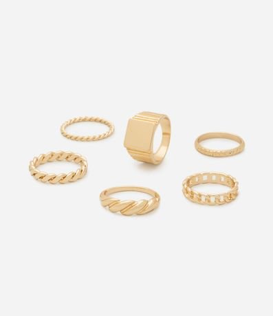 Kit 06 Anillos Delicados 2