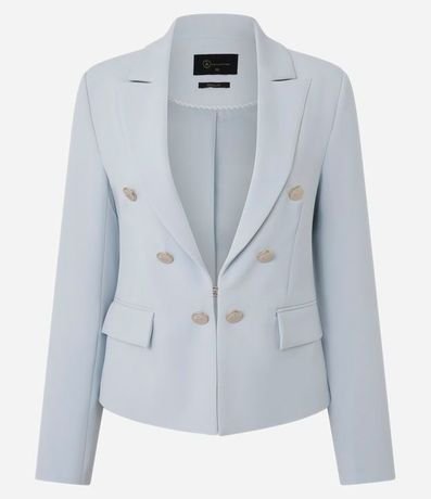 Blazer Slim Sastre con Botones Diferenciados 5