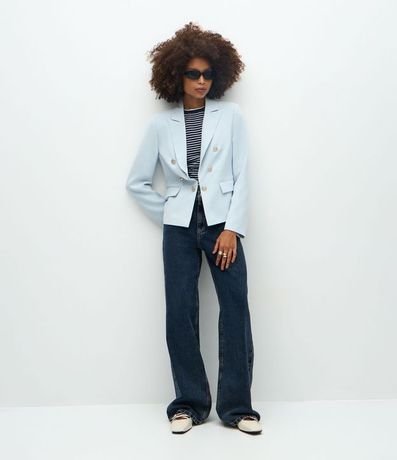 Blazer Slim Sastre con Botones Diferenciados 2