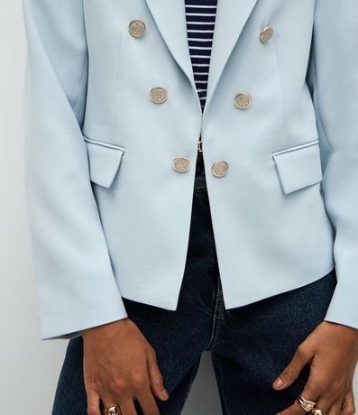 Blazer Slim Sastre con Botones Diferenciados 3