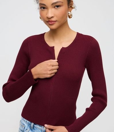 Cardigan en Punto con Cremallera Doble y Cuello Redondo 3