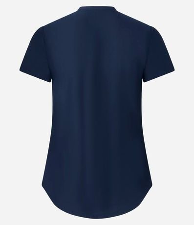 Remera Deportiva en Microfibra con Estampa de Ondas 5