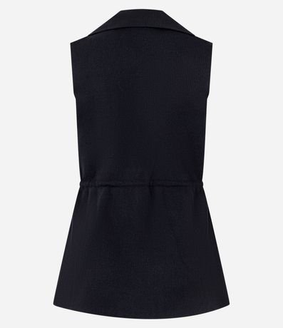 Chaleco Alargado en Punto con botones 8