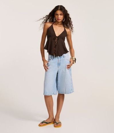 Bermuda Jorts en Jeans con 05 Bolsillos