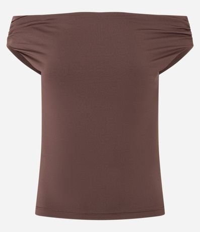Blusa en Microfibra Hombro a Hombro con Escote Degagê 5
