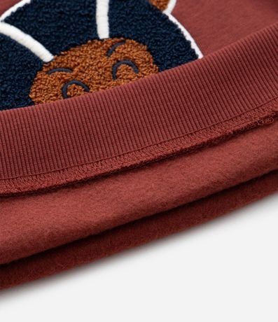 Saco Infantil con Bordado Chenille Oso Sports Club – Talle 1 a 6 años 4