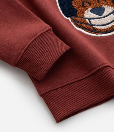 Saco Infantil con Bordado Chenille Oso Sports Club – Talle 1 a 6 años 6