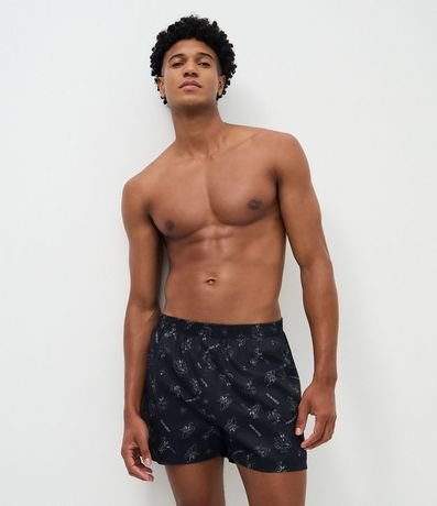 Calzoncillo Boxer de Tela en Tricolina con Estampa de Spider Man