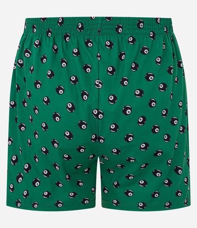 Calzoncillo Boxer de Tela en Tricolina con Estampa Bola Ocho 2
