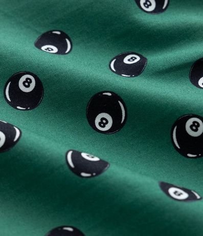 Calzoncillo Boxer de Tela en Tricolina con Estampa Bola Ocho 4