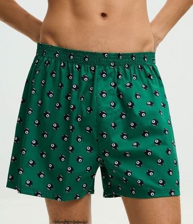 Calzoncillo Boxer de Tela en Tricolina con Estampa Bola Ocho 2