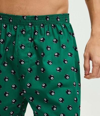Calzoncillo Boxer de Tela en Tricolina con Estampa Bola Ocho 3