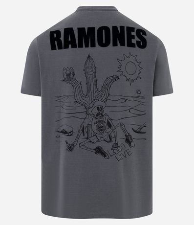 Remera Comfort en Algodón con Estampa Ramones 10
