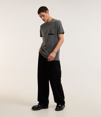 Remera Comfort en Algodón con Estampa Ramones 3