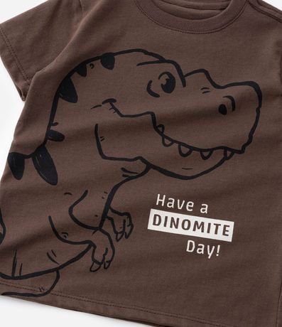 Remera Infantil con Estampado de Dinosaurio - Talle 1 a 6 años 6