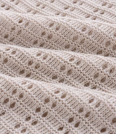 Camisa Polo en Algodón Texturizada con Cuello V y Detalle Contrastante 7