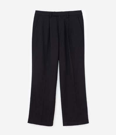 Pantalón Wide Leg con Bolsillo y Friso Sastre 7