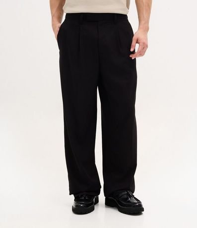 Pantalón Wide Leg con Bolsillo y Friso Sastre 2