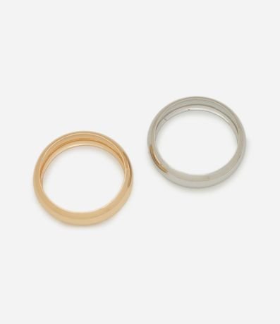 Kit 02 Brazaletes Rígidos Bold