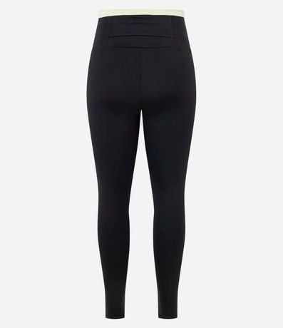Pantalón Legging Deportiva con Cintura Contrastante 2