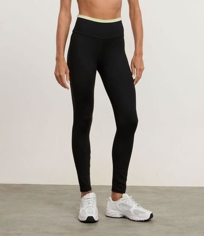 Pantalón Legging Deportiva con Cintura Contrastante 2