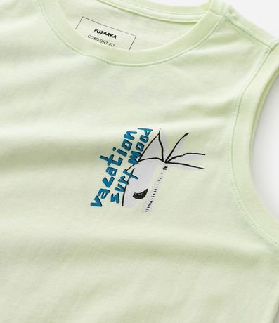 Musculosa Infantil Estampado Vacation Surf Mood - Talle 5 a 14 años 4