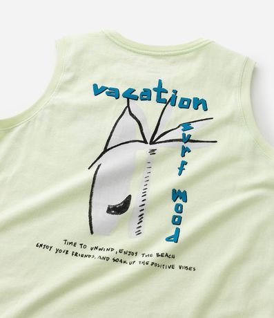 Musculosa Infantil Estampado Vacation Surf Mood - Talle 5 a 14 años 5