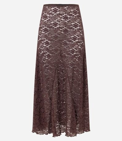 Pollera Larga en Encaje Floral 6