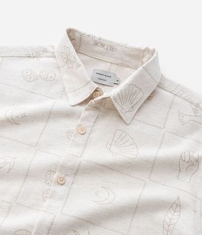 Camisa Regular en Algodón con Bordado Floral 11