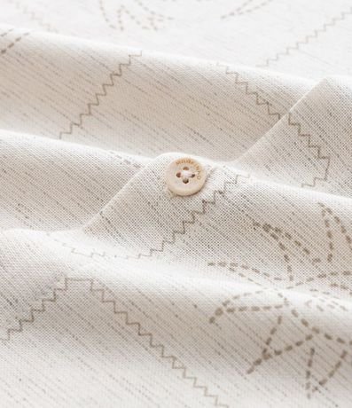 Camisa Regular en Algodón con Bordado Floral 12