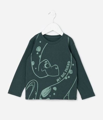 Remera Infantil con Estampa de Dinosaurio - Talle 1 a 6 años 2