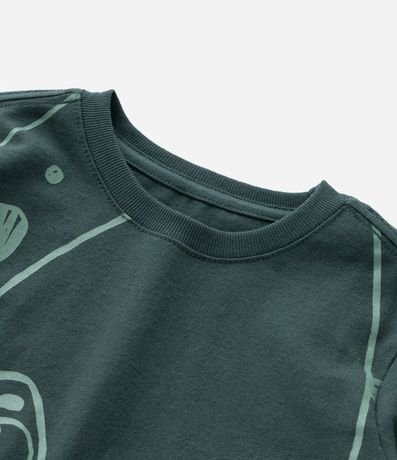 Remera Infantil con Estampa de Dinosaurio - Talle 1 a 6 años 5