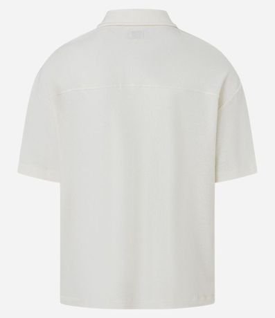 Camisa Boxy en Tricolina con Estampa Playa Tropical 13