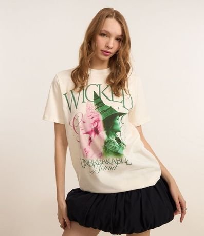 Remera T-shirt en Algodón con Estampa Wicked