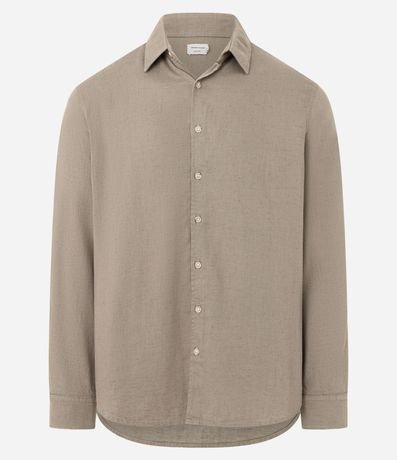 Camisa Comfort Básica en Algodón con Cuello Inglés 5