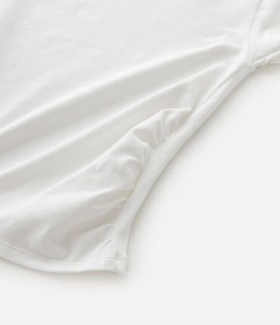 Blusa Infantil en Algodón con Drapeado Lateral - Talle 5 a 14 años 6