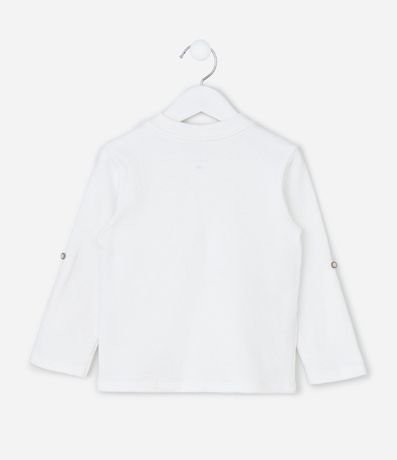 Remera Infantil Texturizada con Botón en la Manga - Talle 1 a 6 años 3