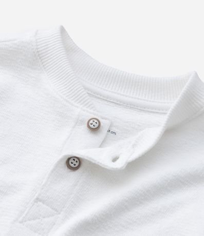 Remera Infantil Texturizada con Botón en la Manga - Talle 1 a 6 años 6