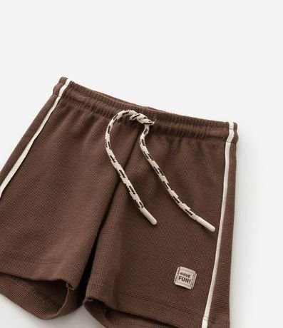 Bermuda Infantil en Algodón Texturizada - Talle 1 a 6 años 6