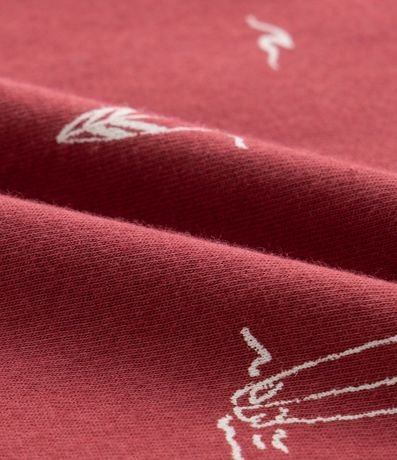 Remera Infantil Regular con Estampa de Mini Ícones de Playa - Talle 5 a 14 años 3