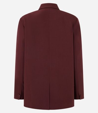 Blazer Oversized Sastre con Cierre Traspasado 9