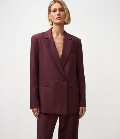 Blazer Oversized Sastre con Cierre Traspasado 3