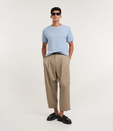 Remera Melange con Efecto en Punto 3