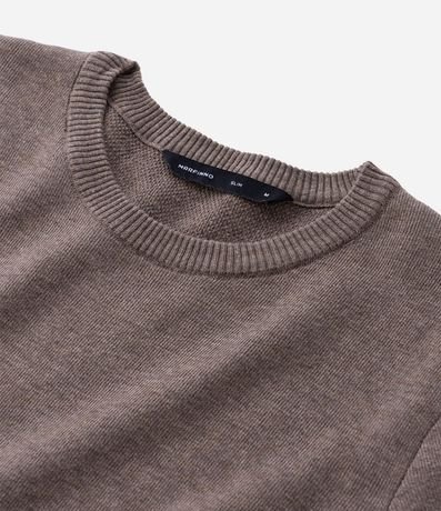 Remera Melange con Efecto en Punto 7