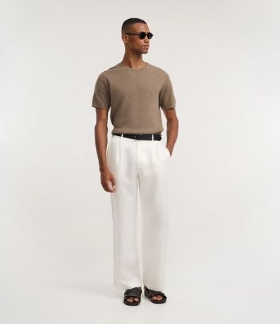 Remera Melange con Efecto en Punto 2